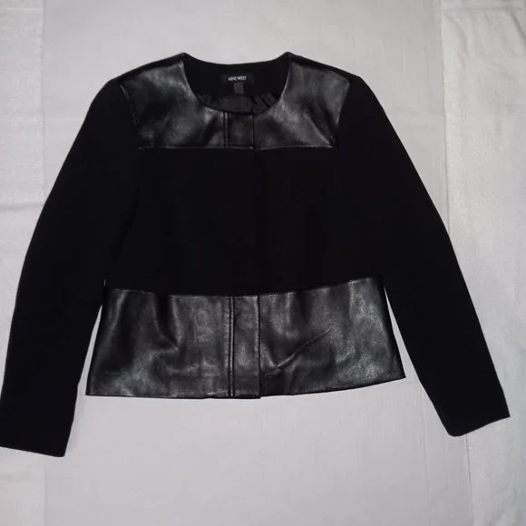 NINE WEST WOMEN'S BUTTON DOWN JACKET - Picture 3 of 8